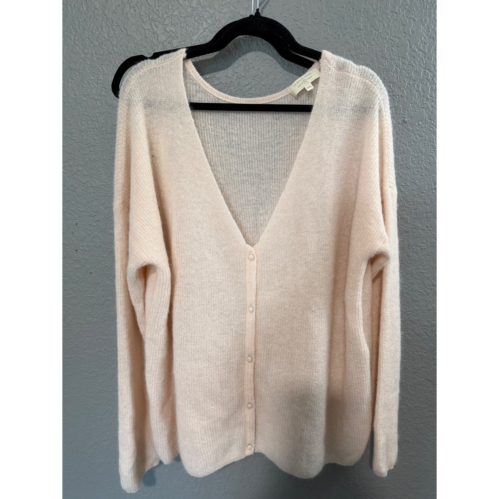 Sezane Cardigan Pink Mohair Alpaca Knit Sweater XXXL Reversible
V-Neck Softgirl